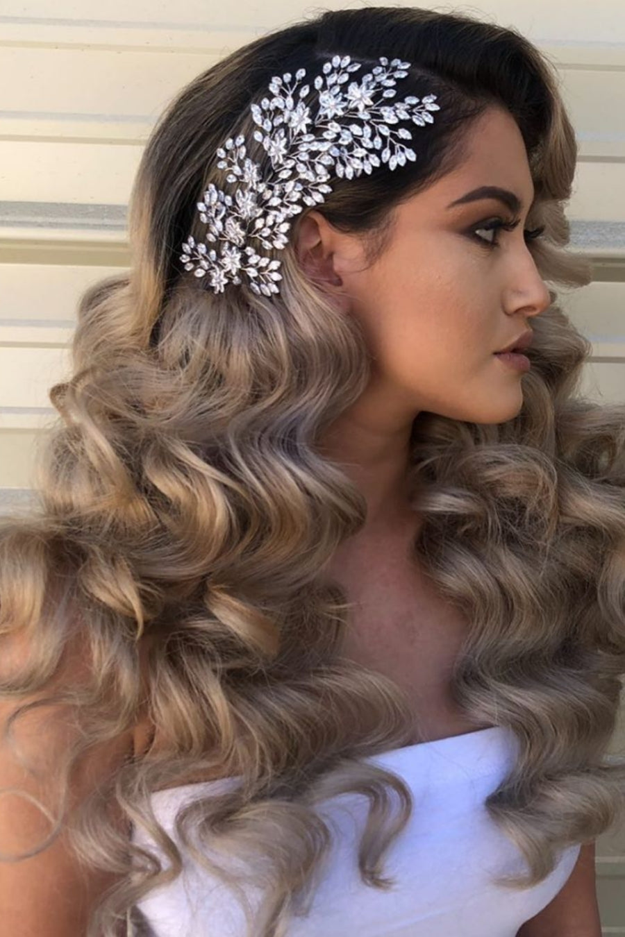 Ciana Swarovski Headpiece, Hair Comb Headpiece