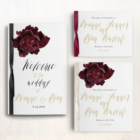 Modern Boho Ceremony Booklet
