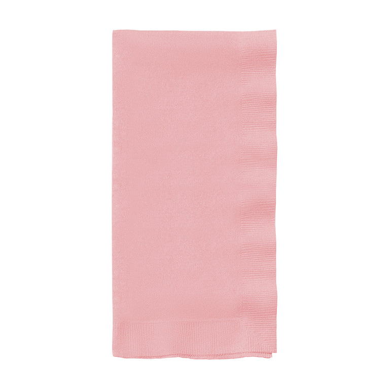 Classic Pink Paper Dinner Napkins