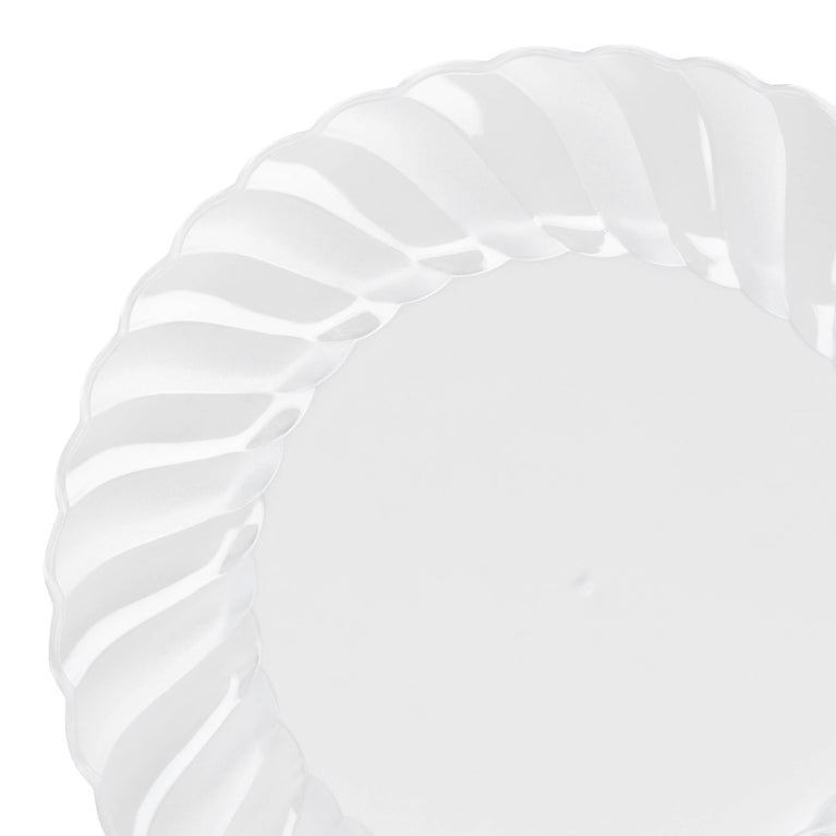 Clear Flair Plastic Appetizer/Salad Plates (7.5")