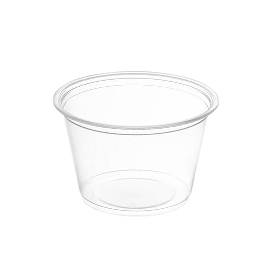 Clear Plastic Disposable Souffle Cups 2oz