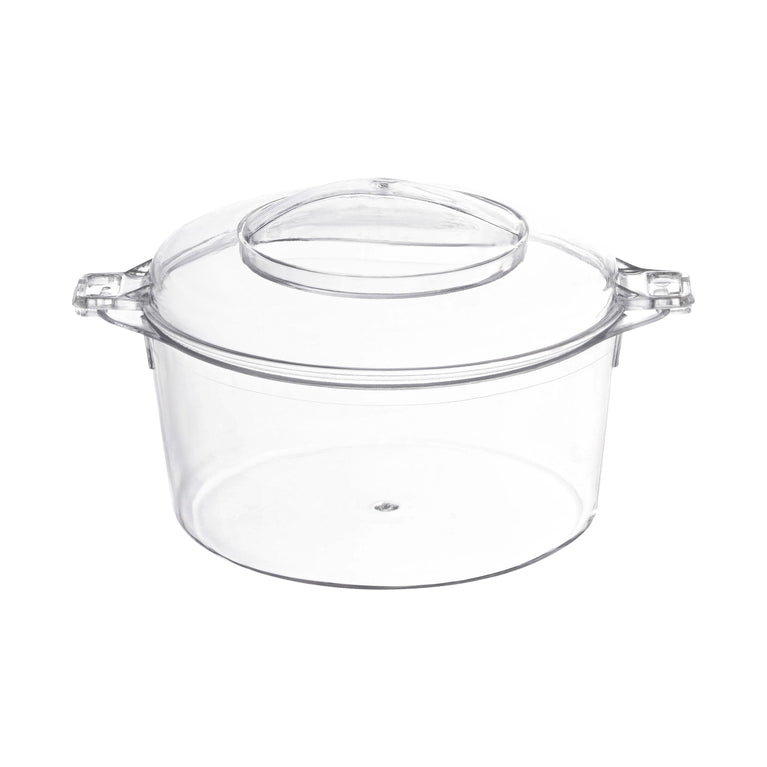 3.4 oz. Clear Round Disposable Plastic Mini Dessert Pots