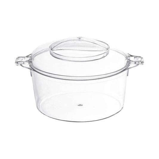 3.4 oz. Clear Round Disposable Plastic Mini Dessert Pots