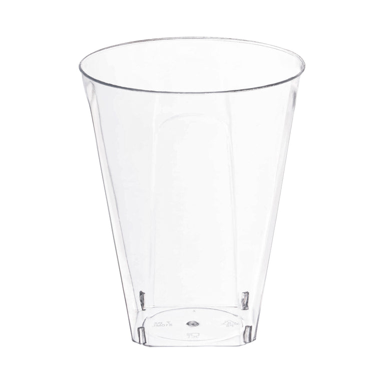 10 oz. Clear Square Bottom Disposable Plastic Cups