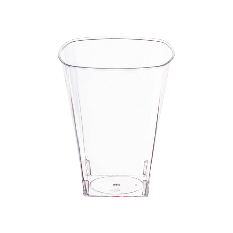 8 oz. Clear Square Plastic Cups