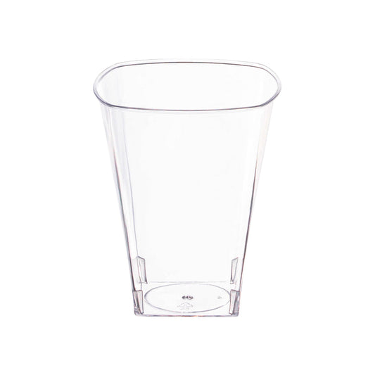 8 oz. Clear Square Plastic Cups