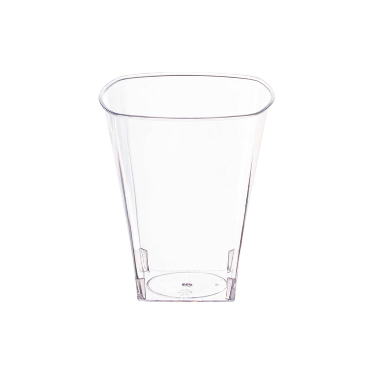 2 oz. Clear Square Plastic Shot Glasses