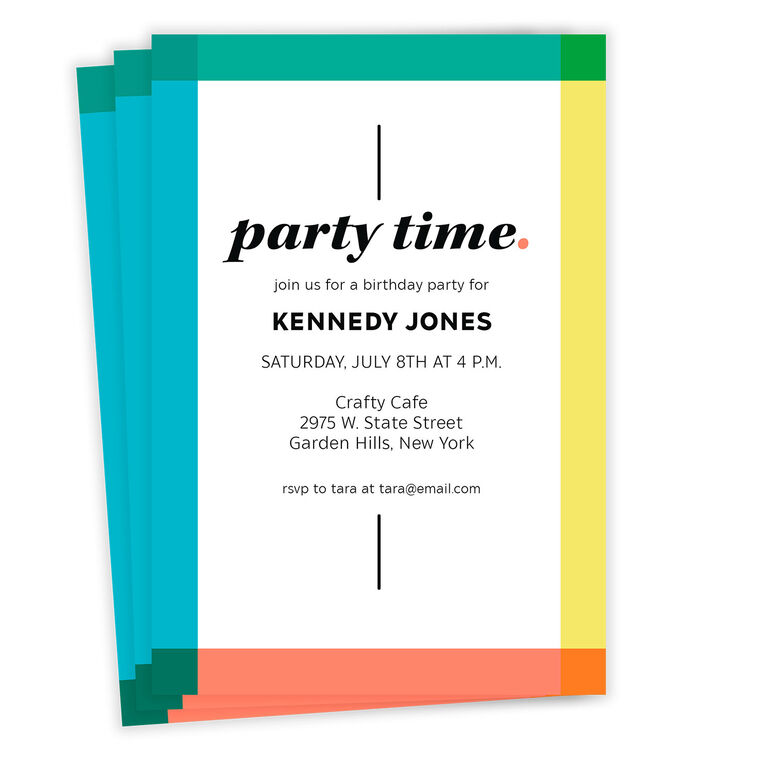 Party Time Invitation