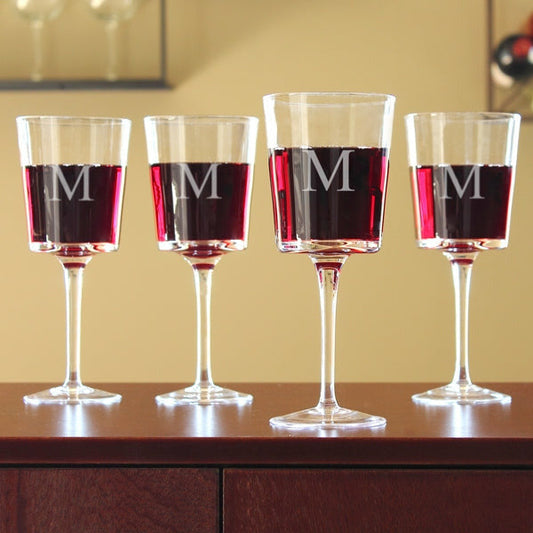 Contemporary Wine Glasses (Set of 4)