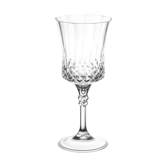 11 oz. Crystal Cut Plastic Wine Goblets