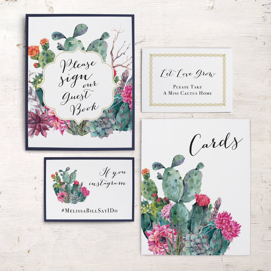 Desert Blooms Custom Signs