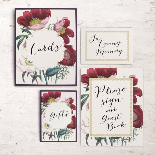 Floral Boho Custom Signs