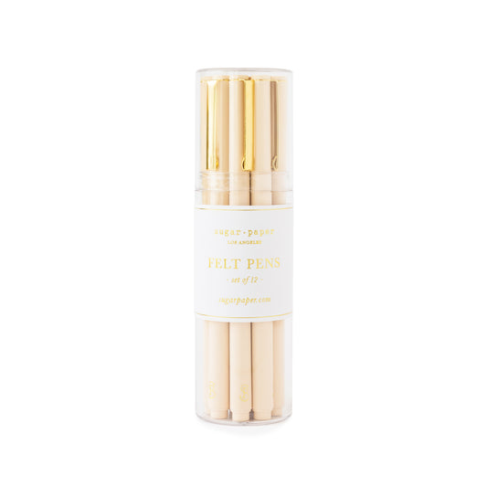 Pale Pink Felt Pen Set Wedding Gifting