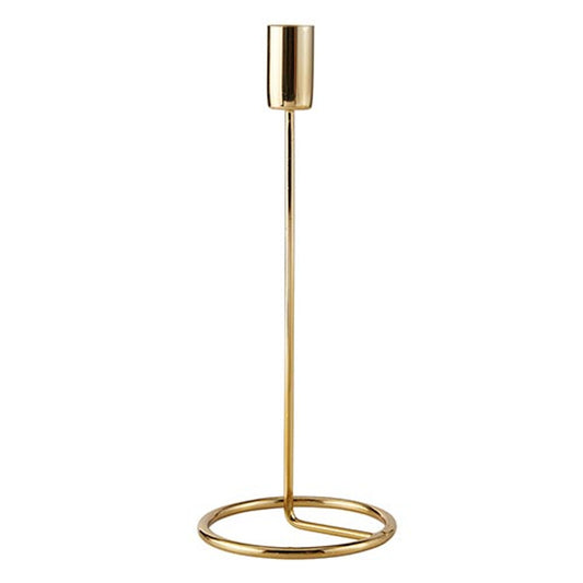 Modern Brass Candleholder - Large