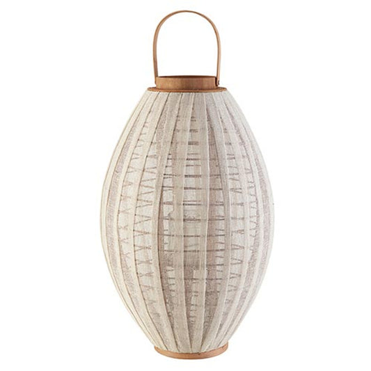 White Round Lantern - Large