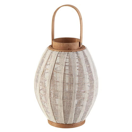 White Round Lantern - Small