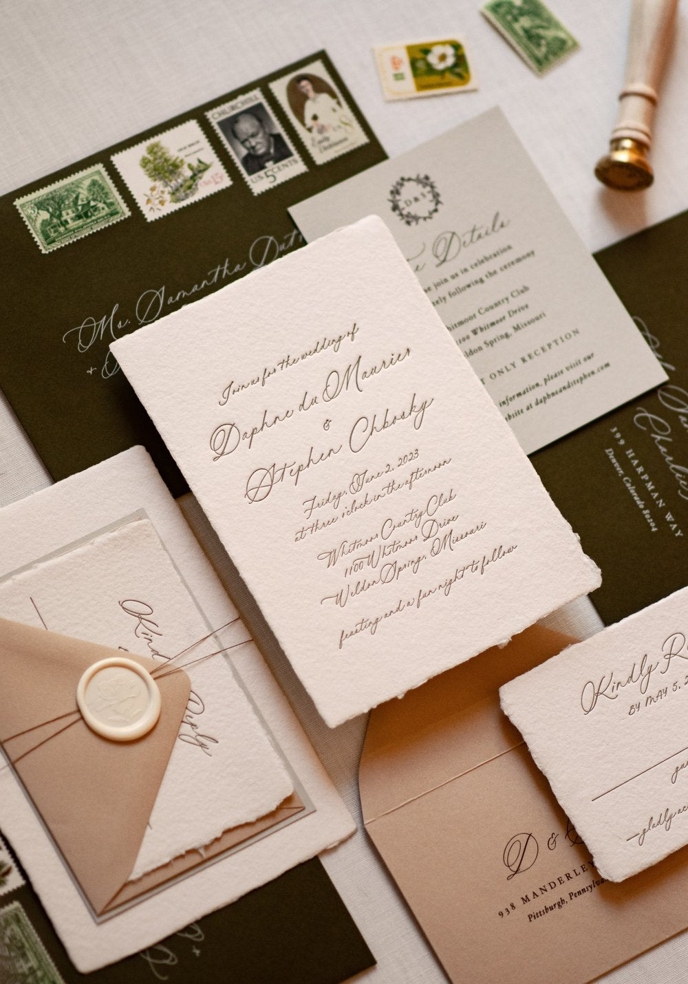 The Jacqueline Wedding Invitation