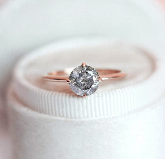 Danielle Salt & Pepper Diamond Ring