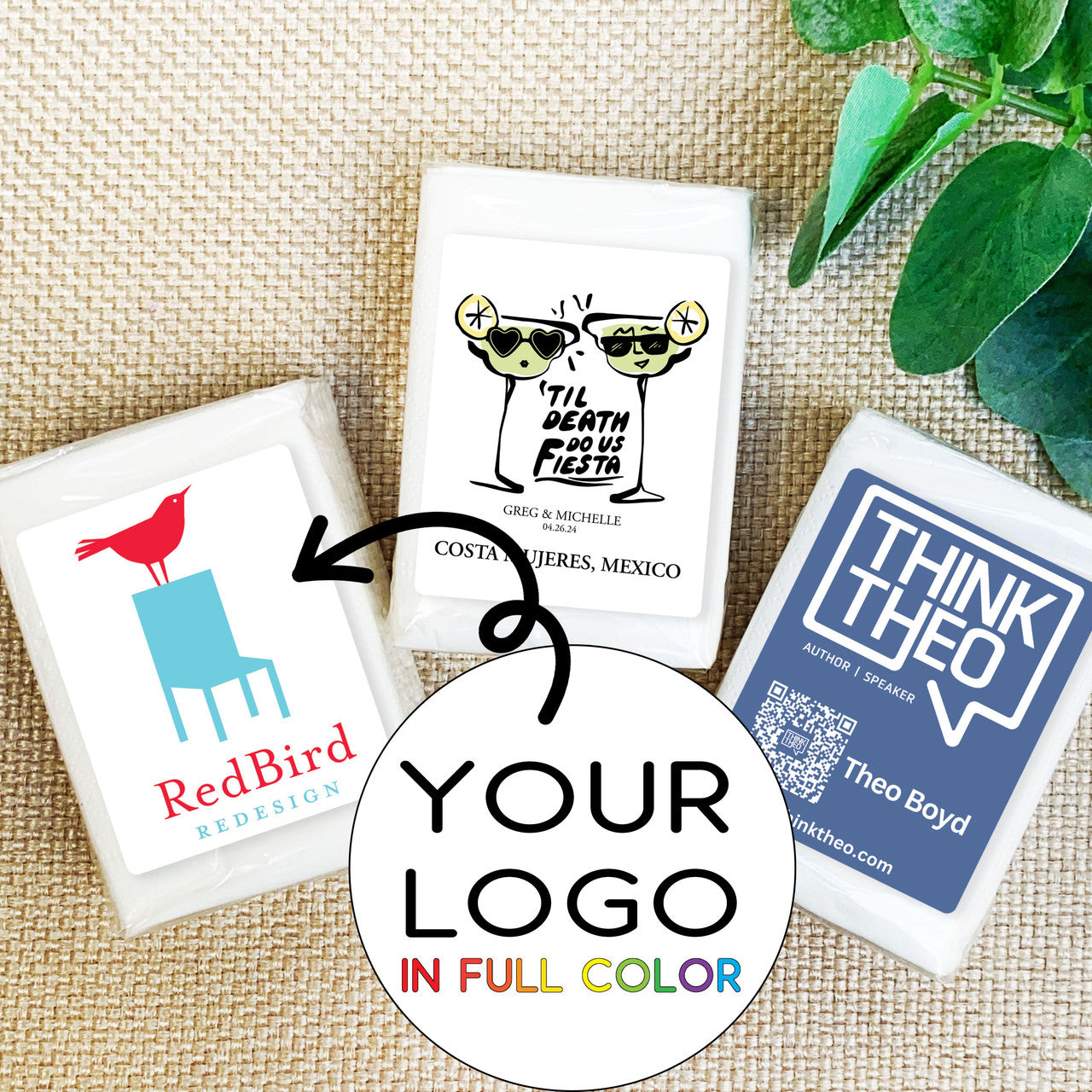 Custom Logo Tissues + Labels