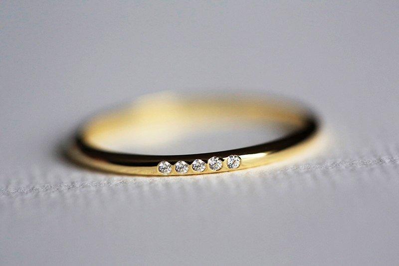 Diamond Ring, Wedding Band