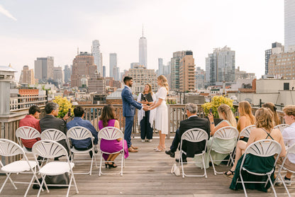 Downtown New York Rooftop Wedding Ceremony Package