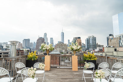 Downtown New York Rooftop Wedding Ceremony Package