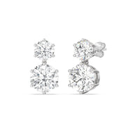 Diamond Duo Stud Earrings