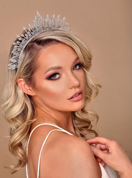 Elayne Luxurious Modern Bridal/Special Event Tiara