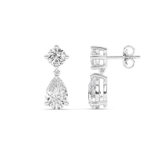 Dewdrop Lab Created Diamond Earrings