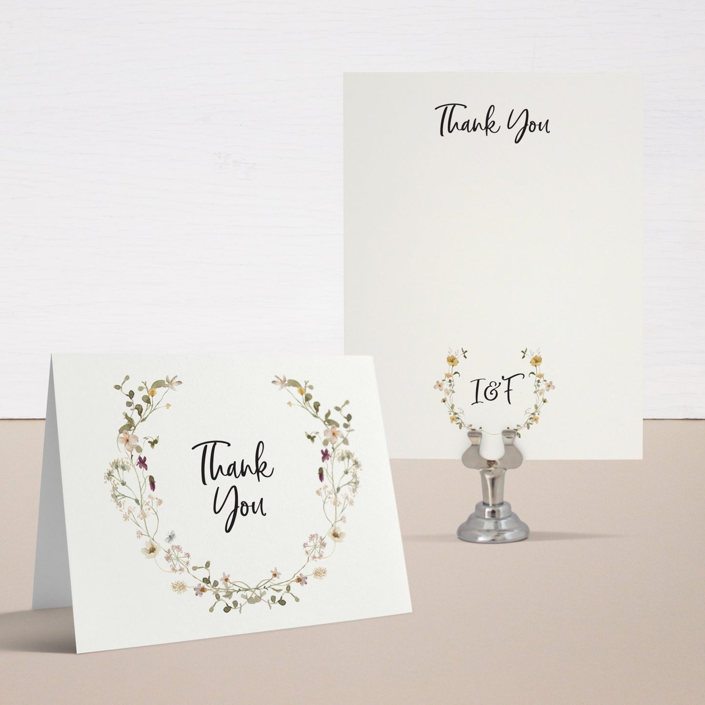 Earthy Garden Thank You Cards