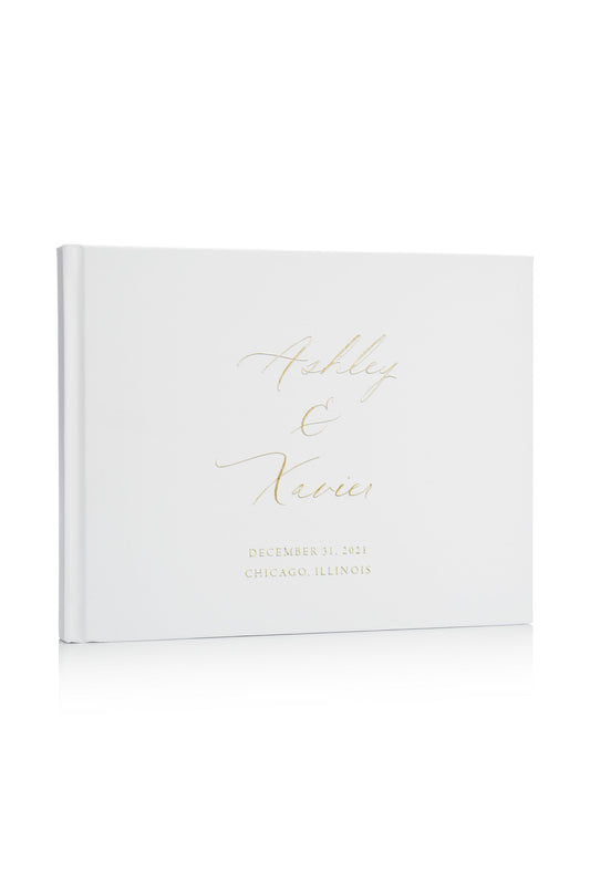 Elegant Wedding Guest Book | The Ashley