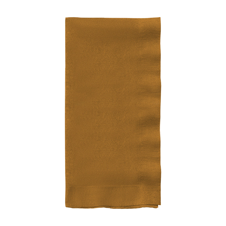 Glittering Gold Paper Dinner Napkins