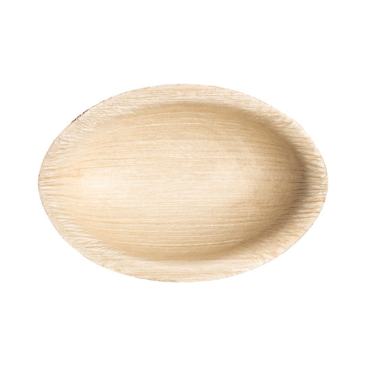 Ellipse Palm Leaf Eco Friendly Disposable Mini Plates (3.5")