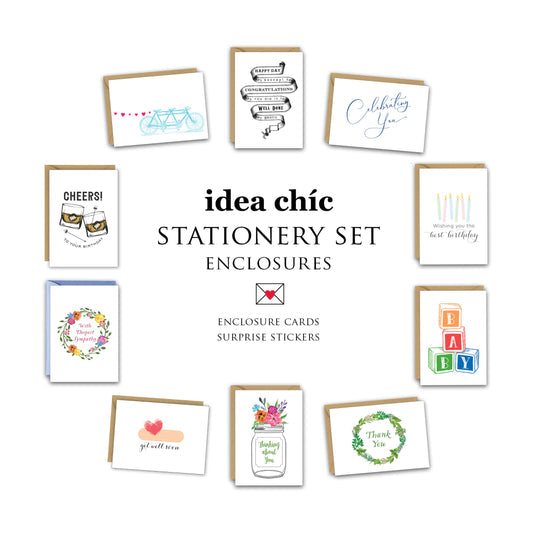 Enclosure Cards Stationery Set