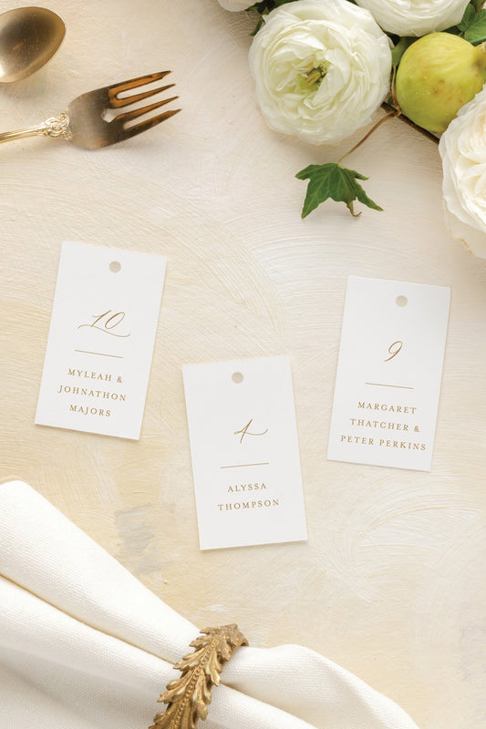 Parker | Wedding Escort Cards