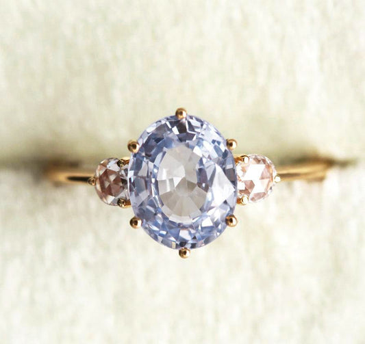 Esme Sapphire Diamonds Ring
