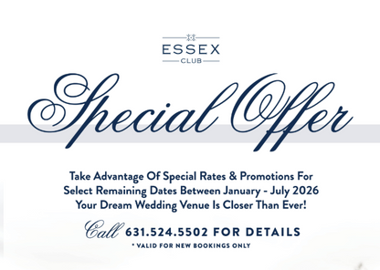 Essex Club Special Rates January to July 2026