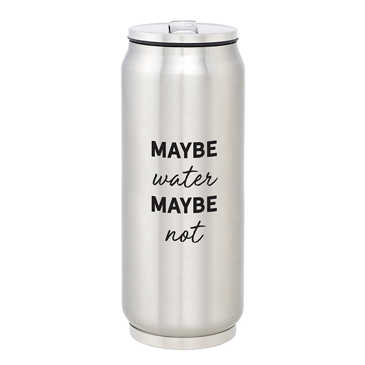 Large Stainless Steel Can - Maybe Water