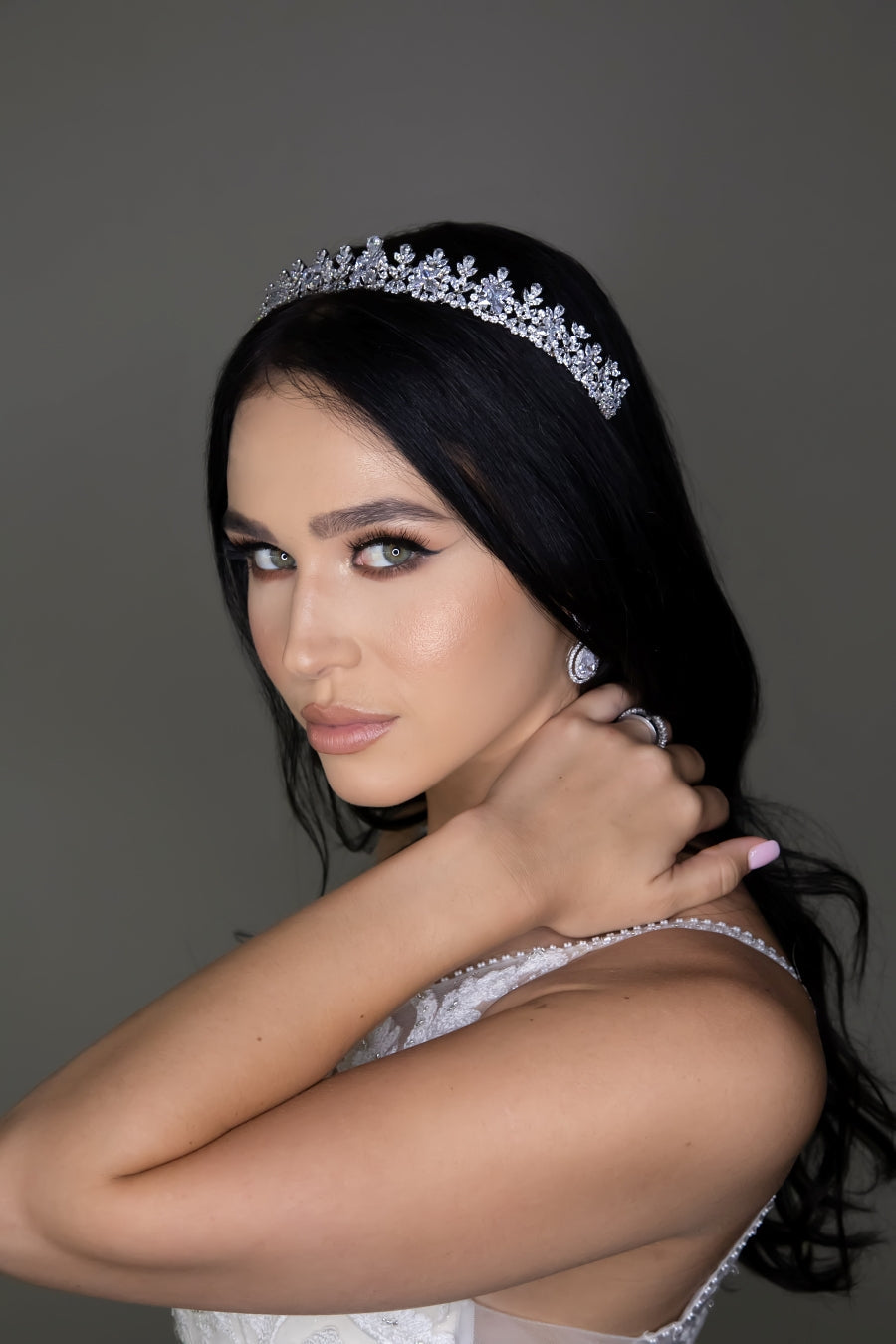 Faye Swarovski Bridal Or Special Event Tiara, Wedding/Event Tiara