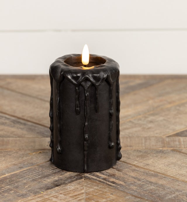 5" Black Pool 3D Timer Candle