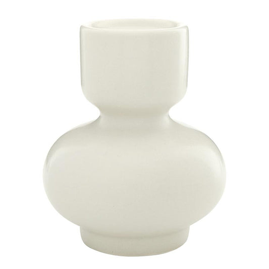 White Taper Candle Holder