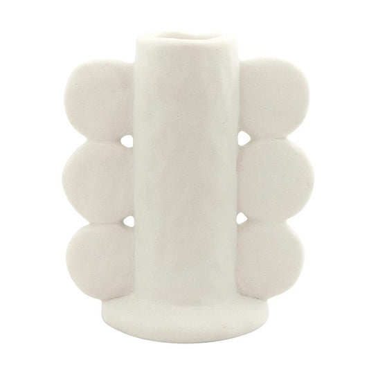 White Minimalist Taper Candle Holder