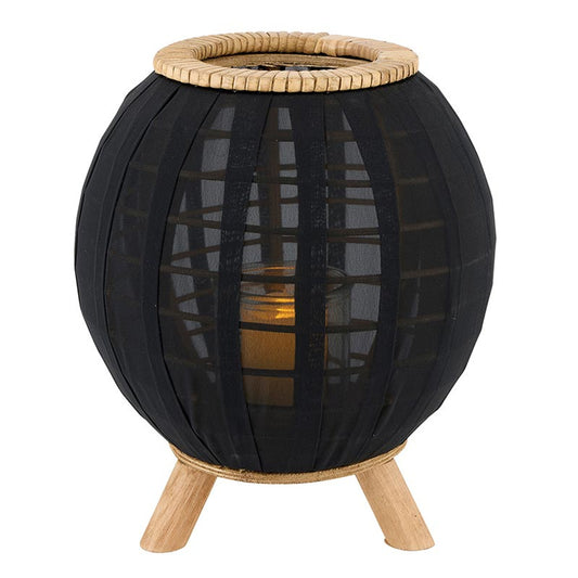 Black Bamboo Lantern - Small