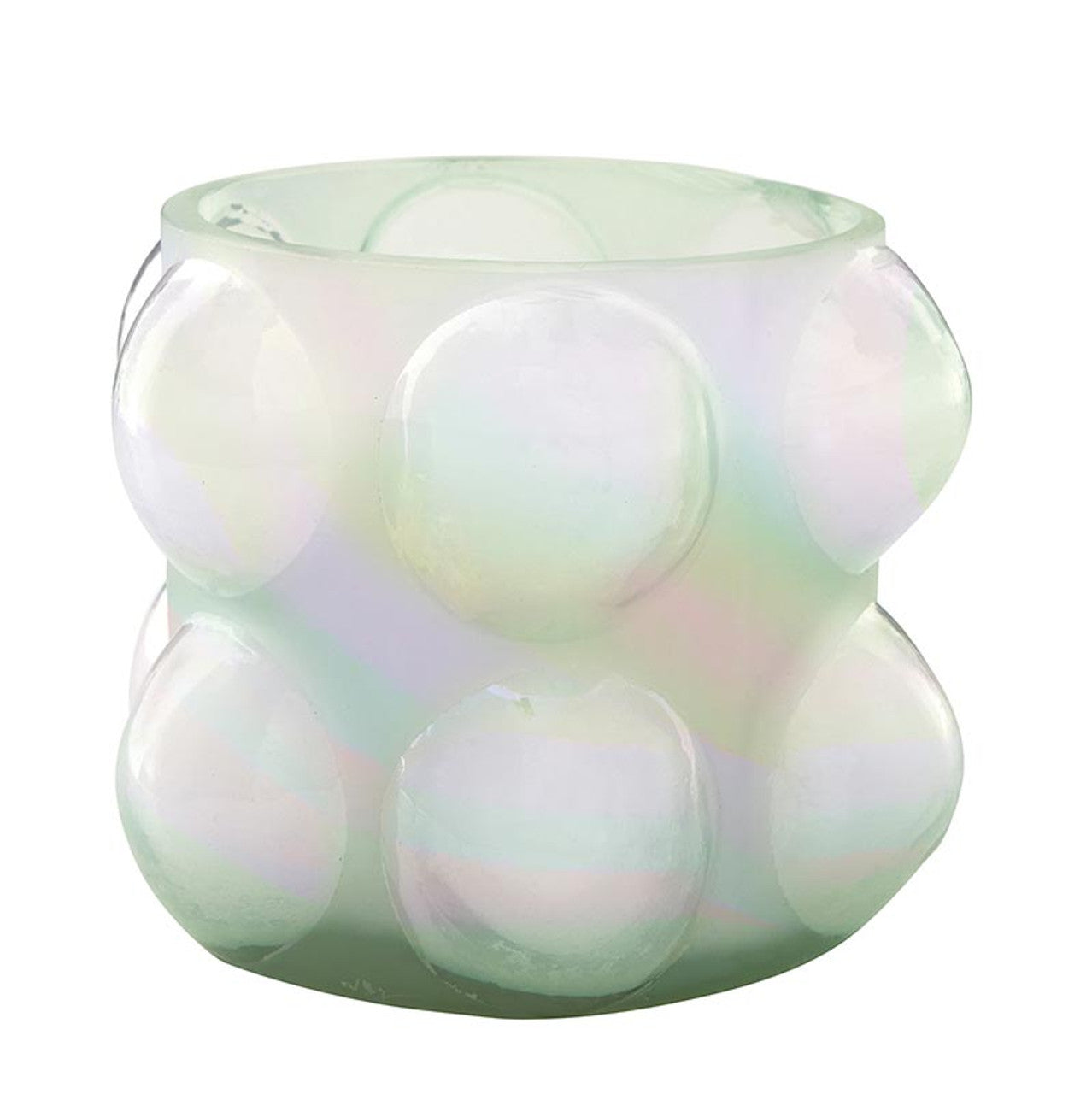 Blue Bubble Candle