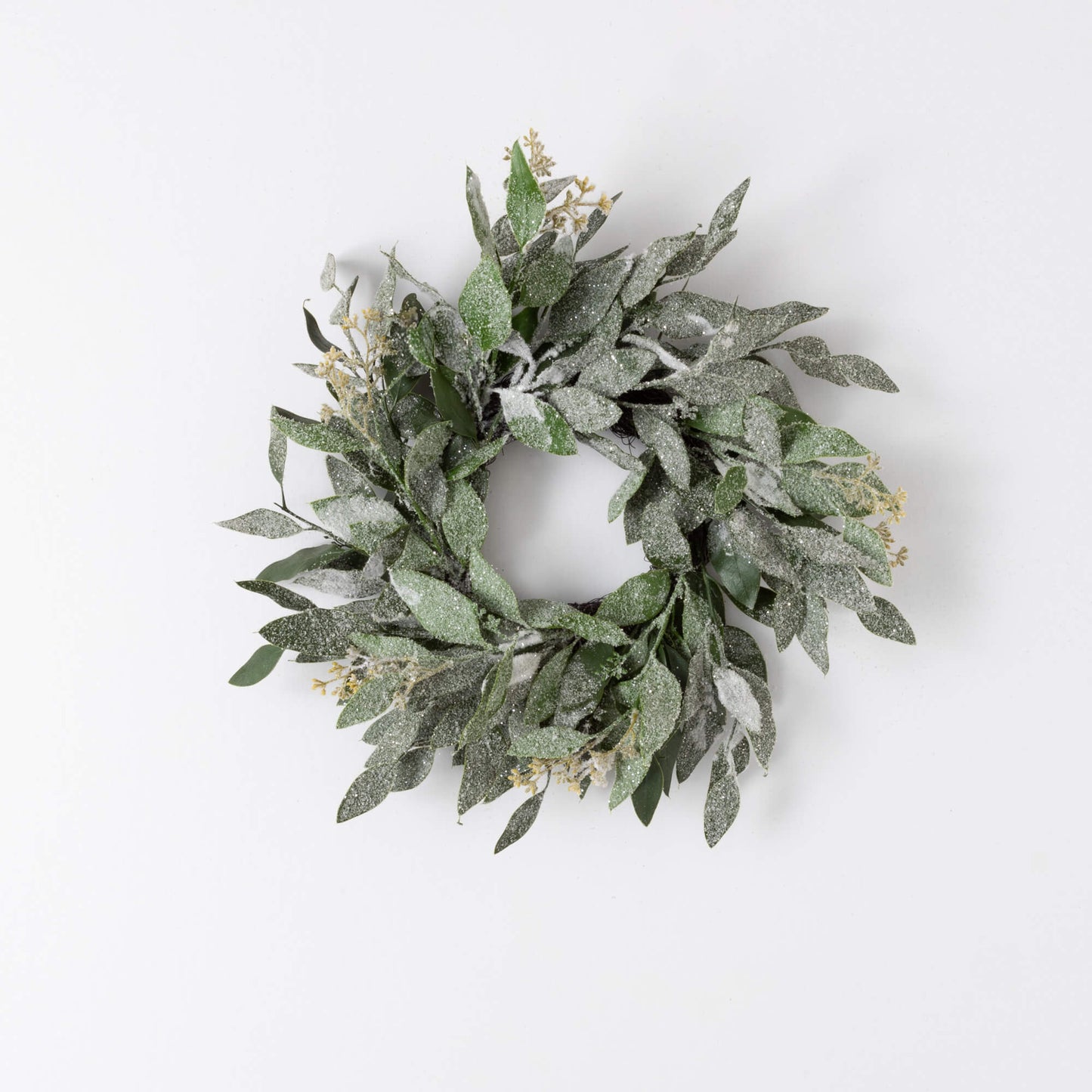 4.5" Frosted Eucalyptus Ring