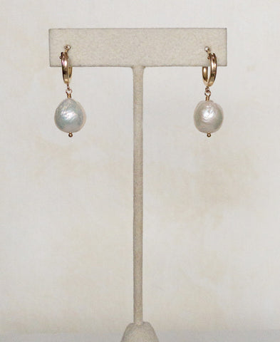 Fallon Bridal Hoop Bridal Earrings