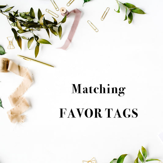 Corresponding Favor Tags