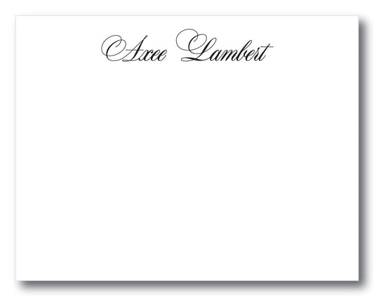 The Axee Flat Note Card