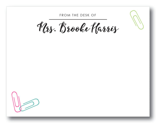The Mrs. Brooke Flat Note Card