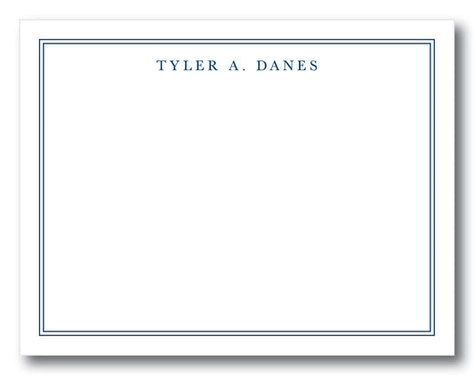 The Tyler II Flat Note Card